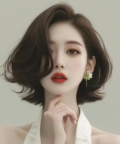 最具女人味的短发,波波头大卷真耐看,看完都想试一试|发型|脸型|妆容