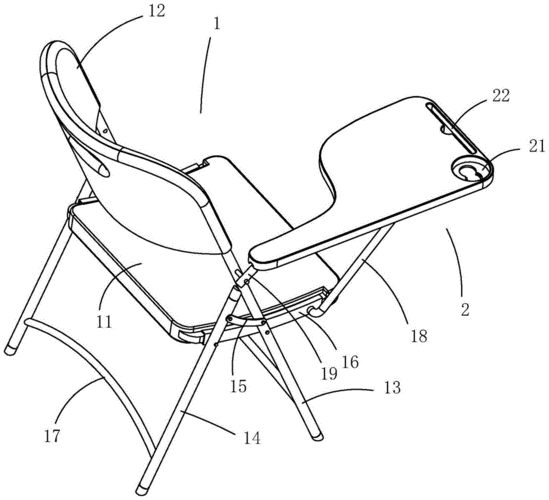 一种多功能折叠写字椅的制作方法