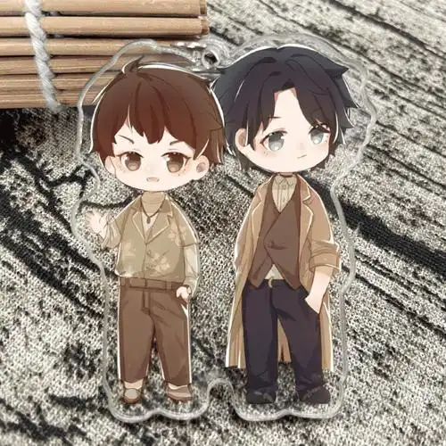 周边 双面夹层钥匙扣挂件 邵群李玉简隋英水千丞小说同款 夏日限定12