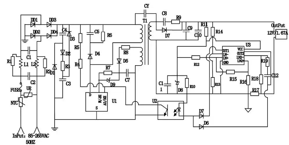 基于tny279的大功率led驱动电源电路设计_电源技术