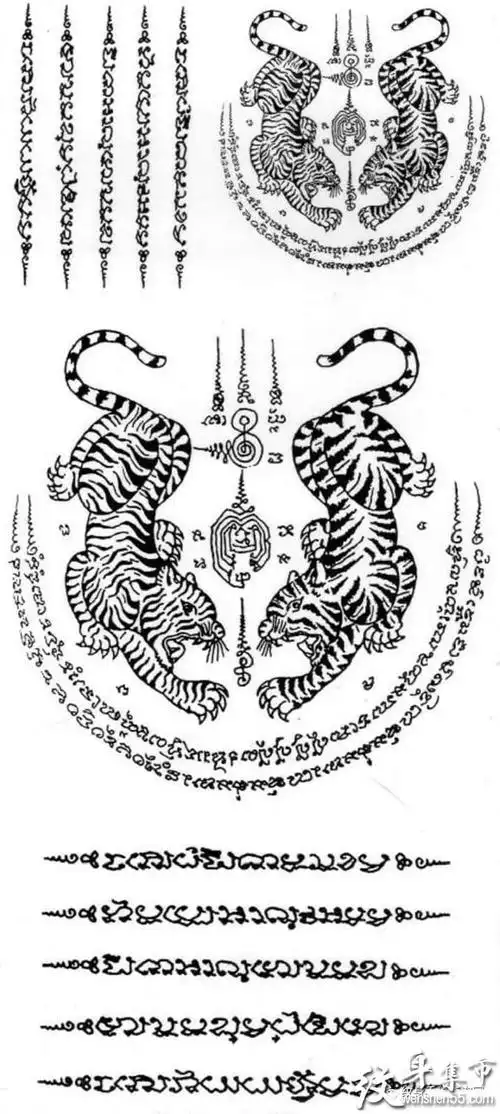 泰国刺符纹身泰国刺符纹身手稿泰国刺符纹身手稿图案