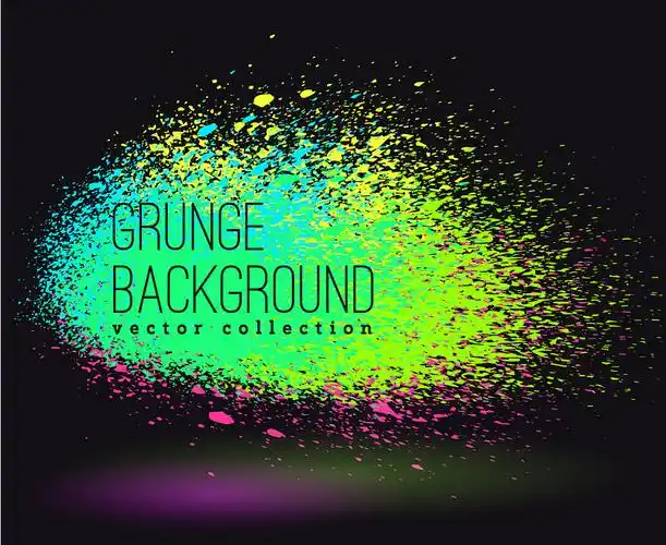 霓虹,喷绘,污渍,矢量,低劣,背景_高清图片_全景视觉