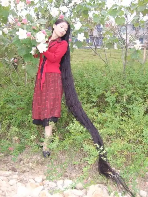 夏爱风最新的长发图哦