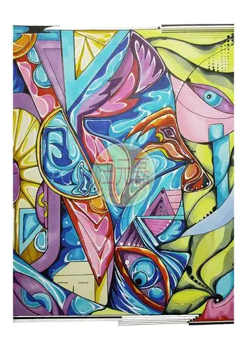 考研视觉传达设计马克笔原创手绘色彩构成