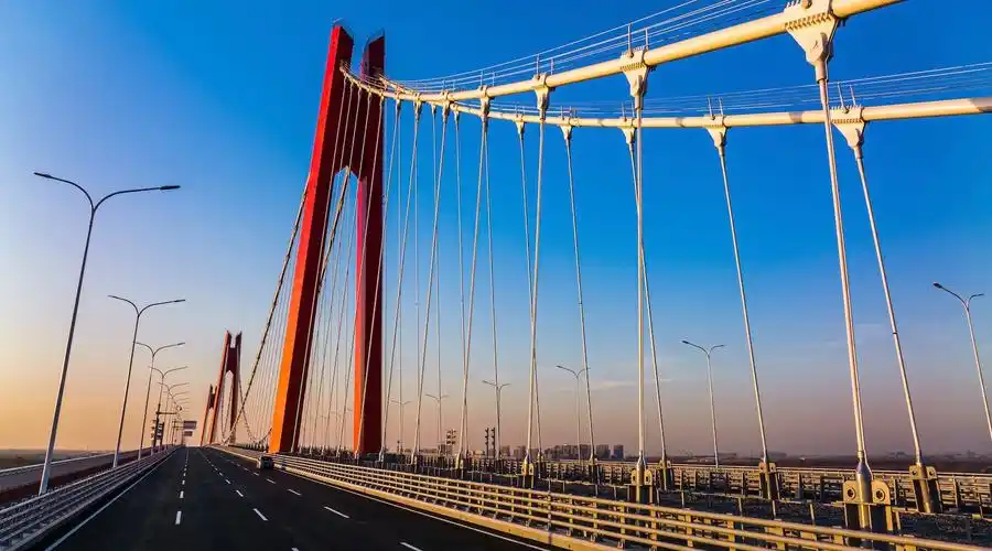 最大跨度黄河大桥济南黄河凤凰大桥通车