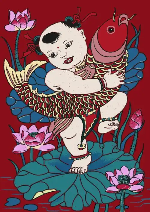 年年有余|插画|创作习作|文山333 - 原创作品 - 站酷 (zcool)