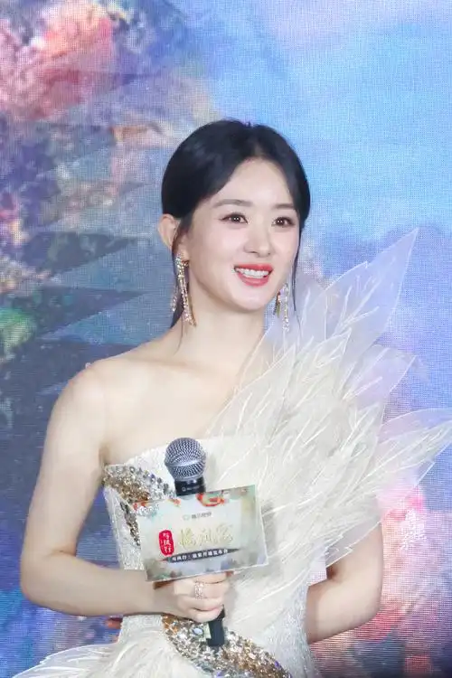 赵丽颖羽纱仙女裙