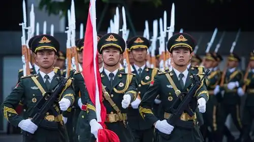 实拍海陆空三军仪仗队,近距离感受最有气质的中国军人!