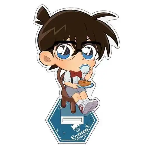 名侦探柯南休息时间q版立牌,灰原哀柯南降谷零3人,一起喝咖啡!