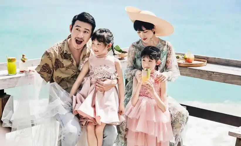 陆毅小女儿10岁生日,全家庆生画面曝光,小叶子戴头纱公主范儿十足