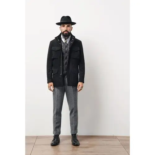 复古绅士麂皮绒m65战地夹克军装 猎装 艾比路新品 风衣男外套 - 在线