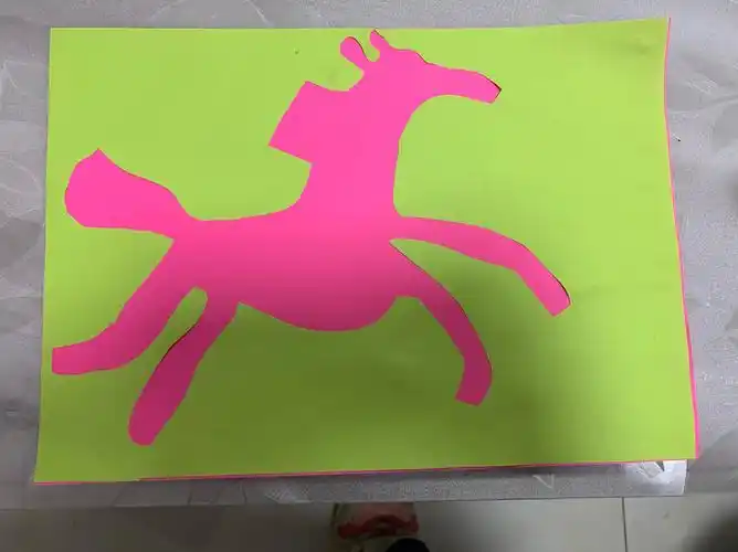 剪纸各种各样的形状反思