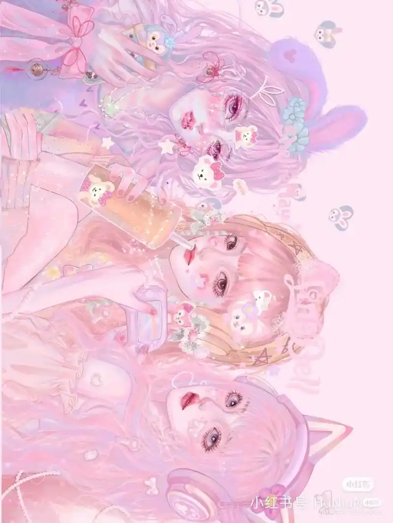 三人闺蜜头像加一个壁纸.#动漫人物 #总有一款适合你 #宝藏 - 抖音