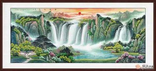 国画山水画装饰家居 你的家居是否单调