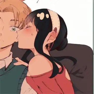 一男一女手绘动漫情头图片高清 精选优质好看的微信手绘情头_情侣头像