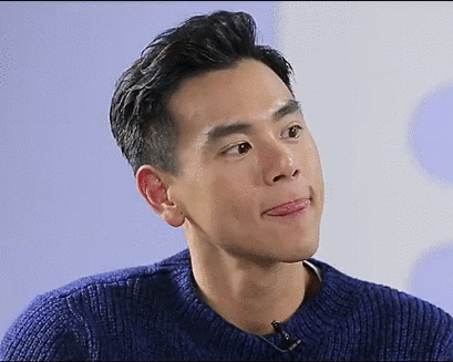 彭于晏抿嘴 - 彭于晏 gif 动图系列