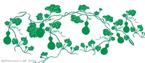 葫芦藤矢量图