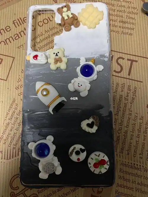 diy 奶油胶手机95壳