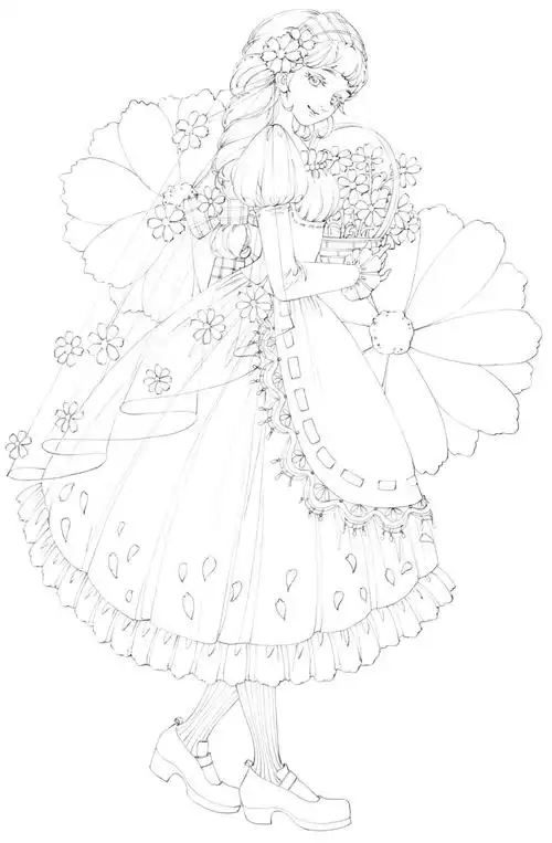 独具特色的二次元洛丽塔漫画少女!