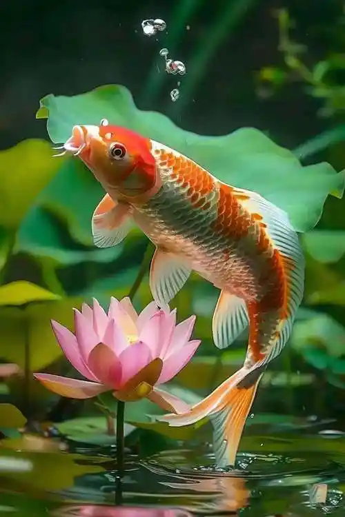 鲤鱼跳龙门,全凭水作本