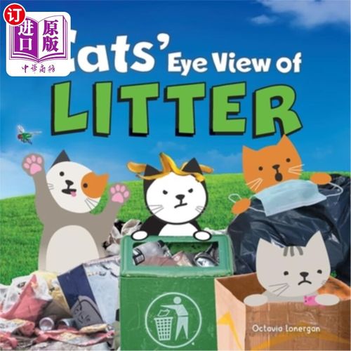 海外直订cats eye view of litter 猫对垃圾的看法