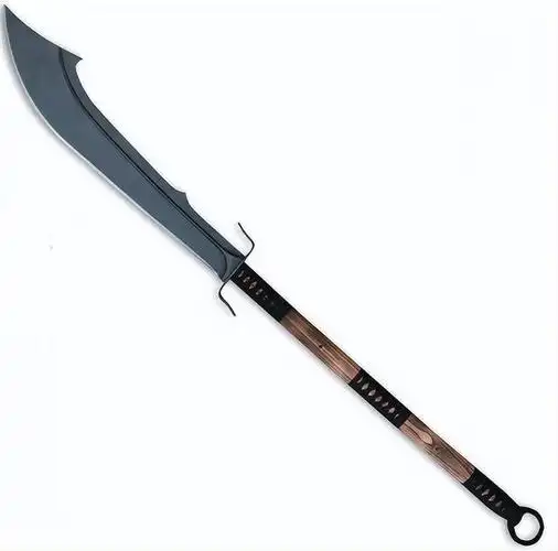 北美最强冷兵器中国朴刀重制版一刀在手虎豹豺狼都是砍瓜切菜