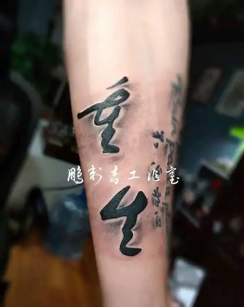 重生纹身图片_手臂图腾纹身图案