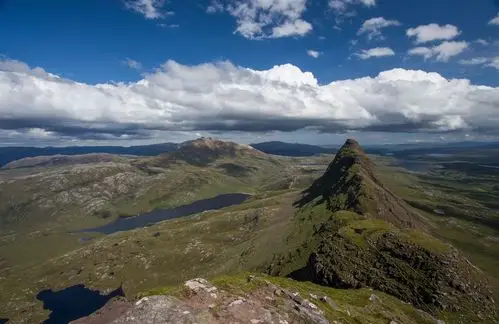 bike n hike on one of scotlands iconic peaks