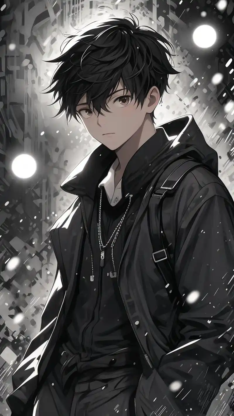 黑白动漫男生壁纸大放送98