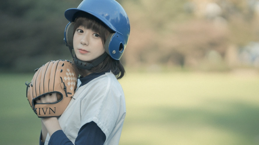 棒球少女元气清新写真,大陆-美女图片