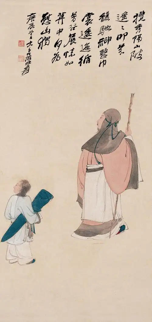 【转载】张大千人物画汇编