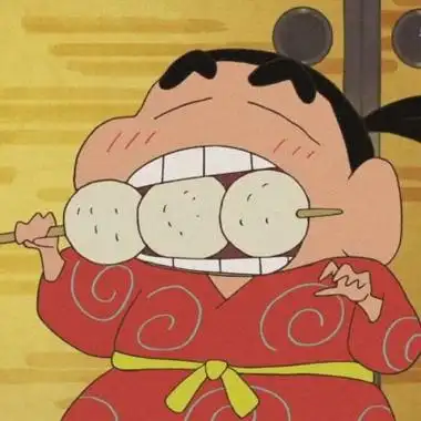 超萌的吃货蜡笔小新干饭头像精选