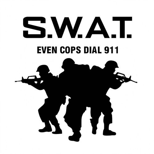 车贴定制军标_反光防雨水汽车贴贴纸军旅标识 特勤战士301swat反恐