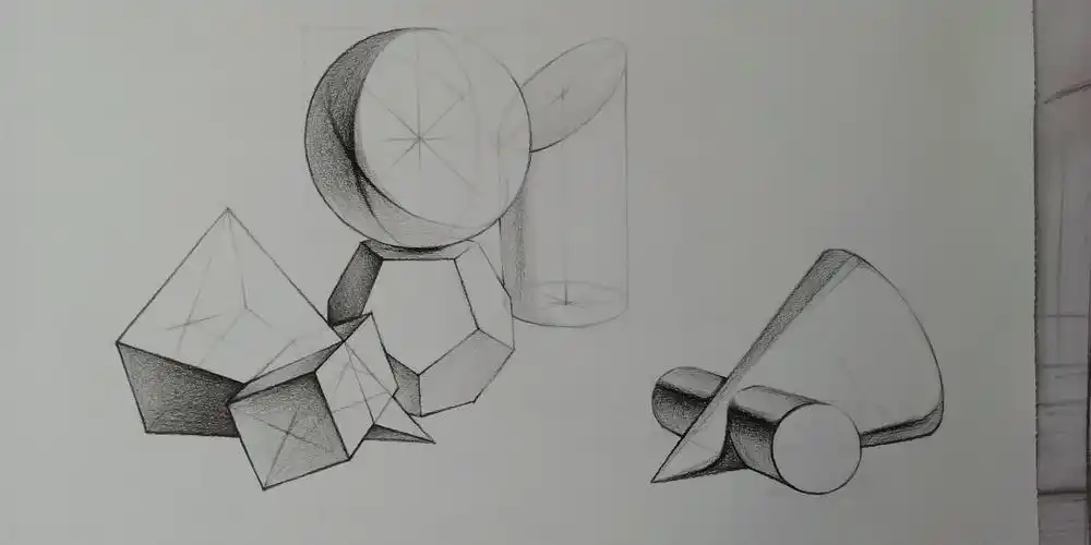 《立方体素描》by 我是一把雨伞