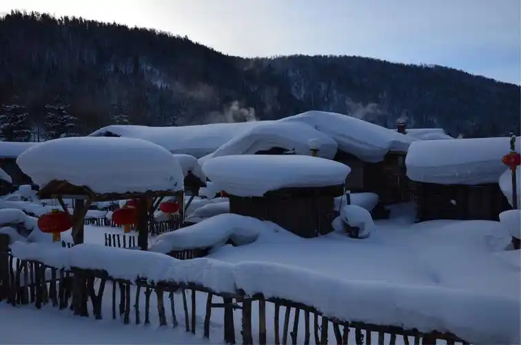 东北雪景制作中