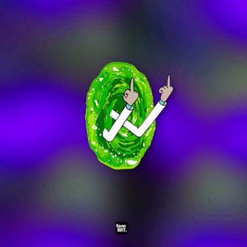 eone反光车贴瑞克和莫蒂疯狂rick搞笑中指室内外装饰防水个性贴纸