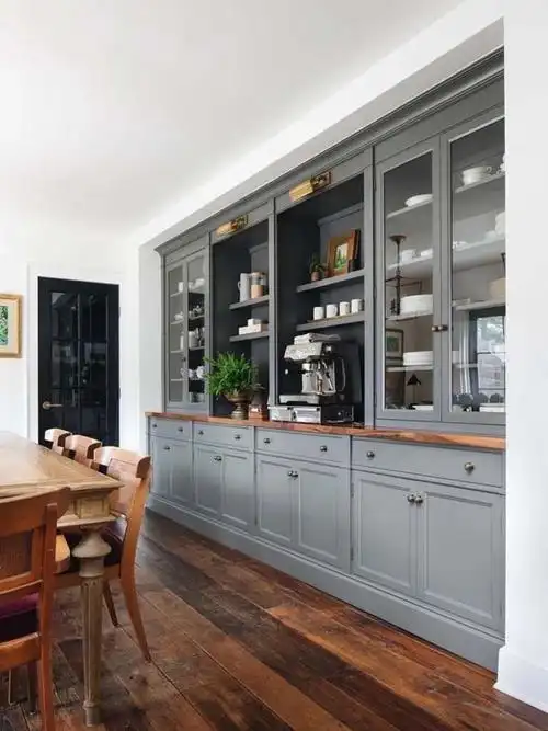 一通到顶餐边柜装修效果图