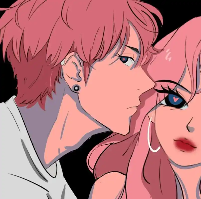 动漫头像 #优质头像 #情侣头像 两组颜色,粉蓝自选! - 抖音