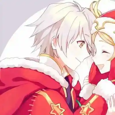 喜庆超级可人圣诞情头动漫头像,情侣头像图片-回车桌面