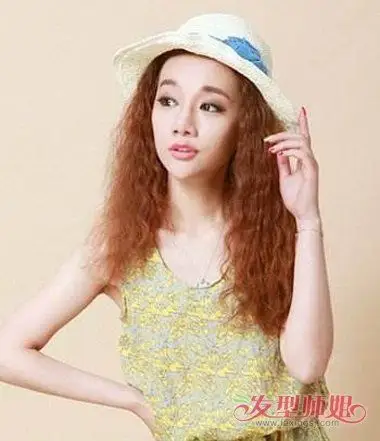 直发玉米须发型 中学生直长发简单发型