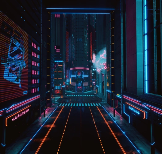 ue4赛博朋克|三维|动画/影视|hm小超 - 原创作品 - 站酷 (zcool)