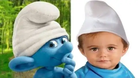 蓝精灵好可爱啊,看到格格巫的时候我懵了!