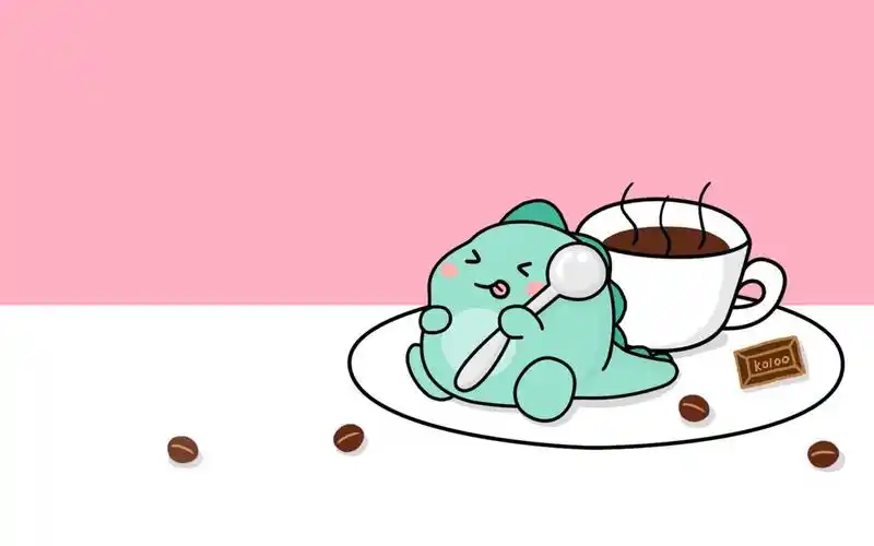 这只很萌很可爱的小恐龙有个很时尚的名字叫做空洛洛,全身绿色的它肥