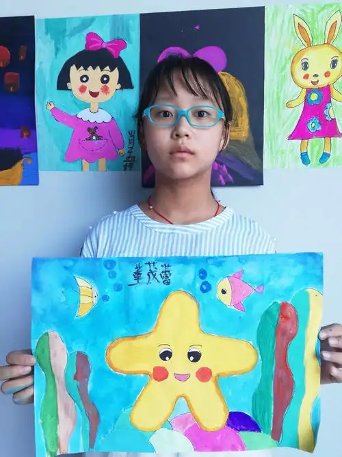 水粉《小海星》