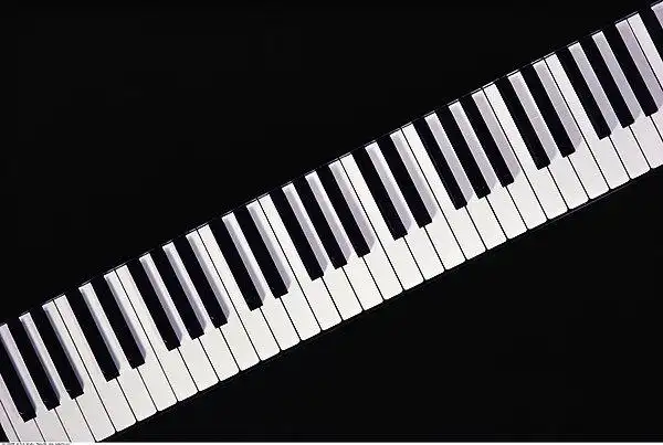 钢琴键