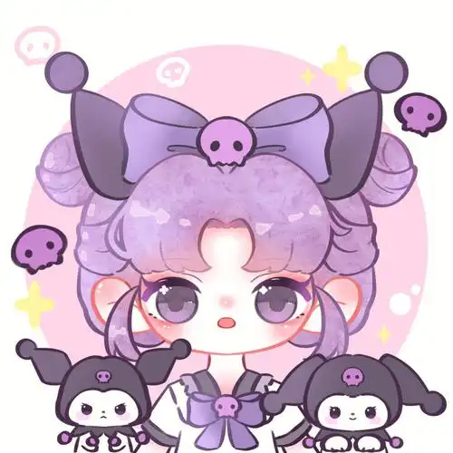 三丽鸥  #三丽鸥库洛米  #庫洛米  #可爱库洛米  #q版头像  #画荒的