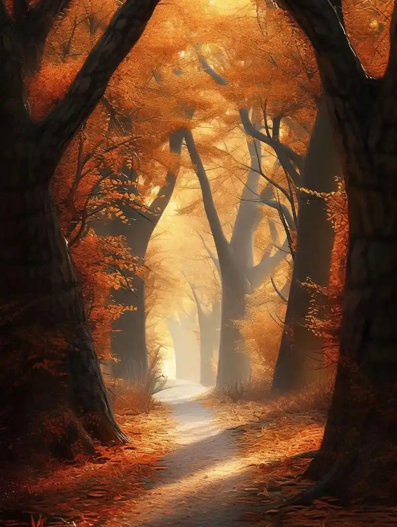 落叶.#唯美意境 #壁纸 #治愈系风景 #枫叶93 #alg - 抖音