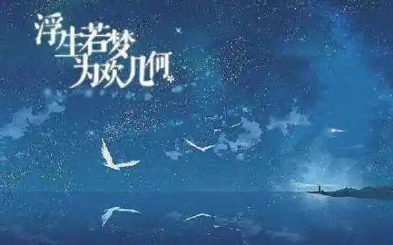 浮生若梦的意思安之若素浮生若梦什么意思