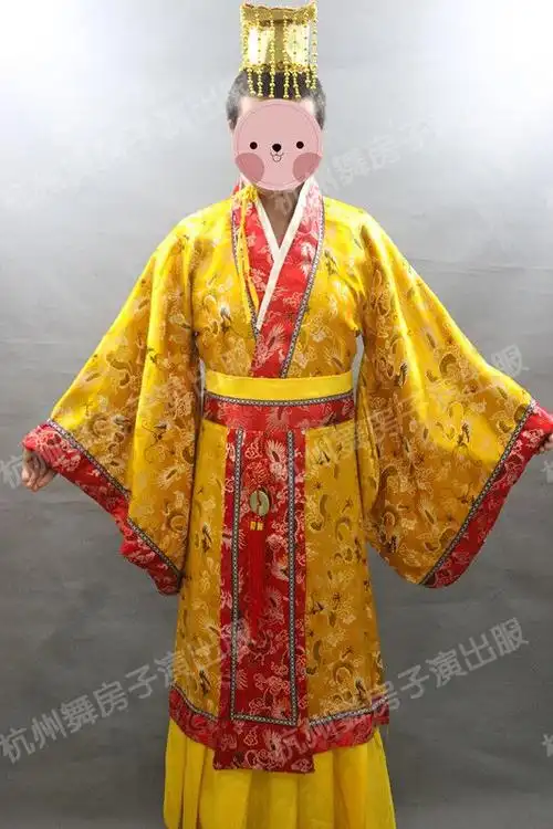 杭州汉朝皇帝服装龙袍古装出租01