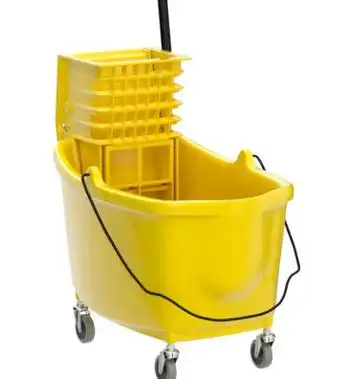 side press wringer combo commercial rectangular wheels mop